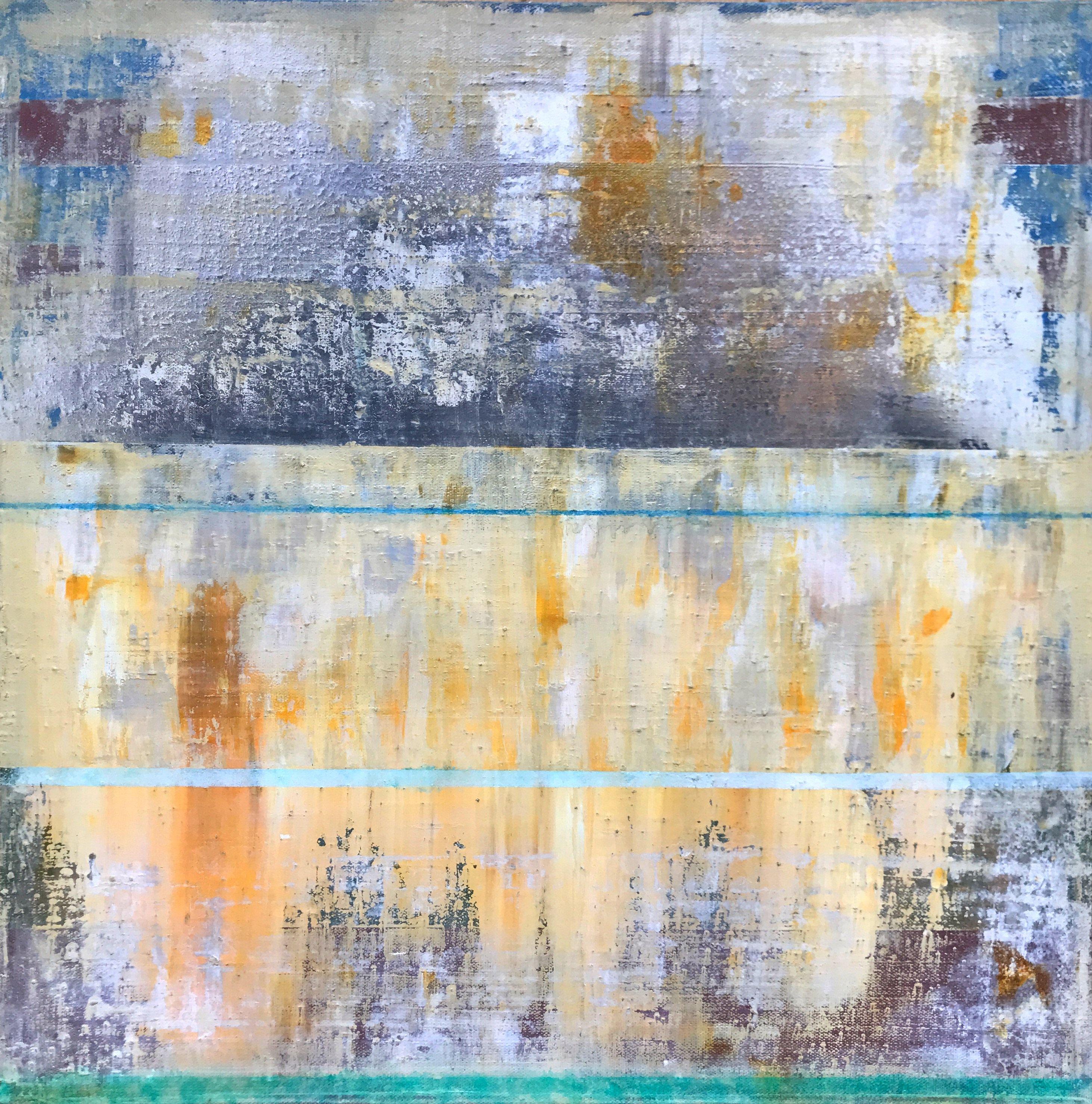 PAINTING 2196, Mixed Media auf Leinwand – Mixed Media Art von Sergio Aranda