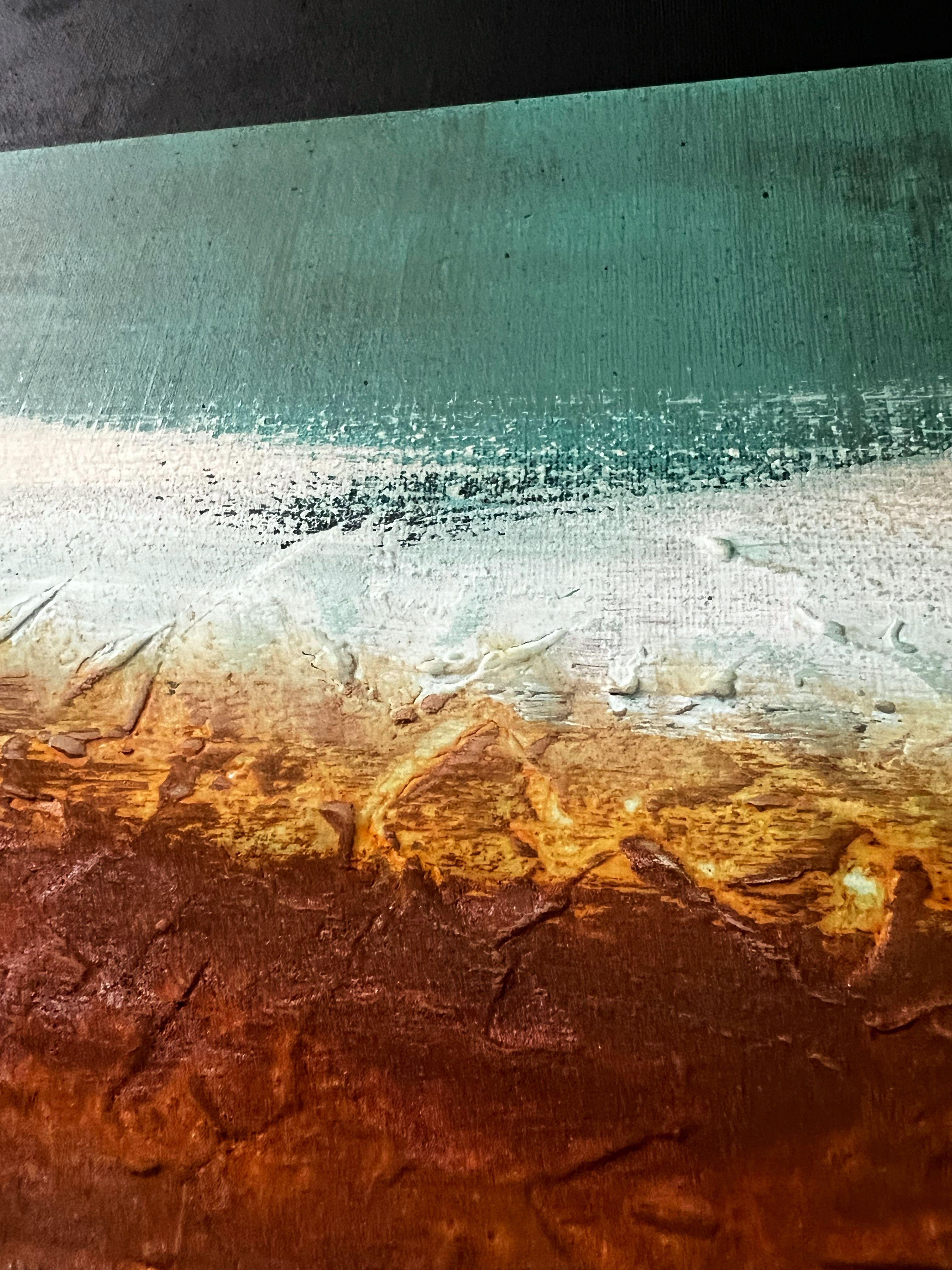 Paisaje Fragmentado (Paesaggio frammentato), tecnica mista su tela in vendita 1