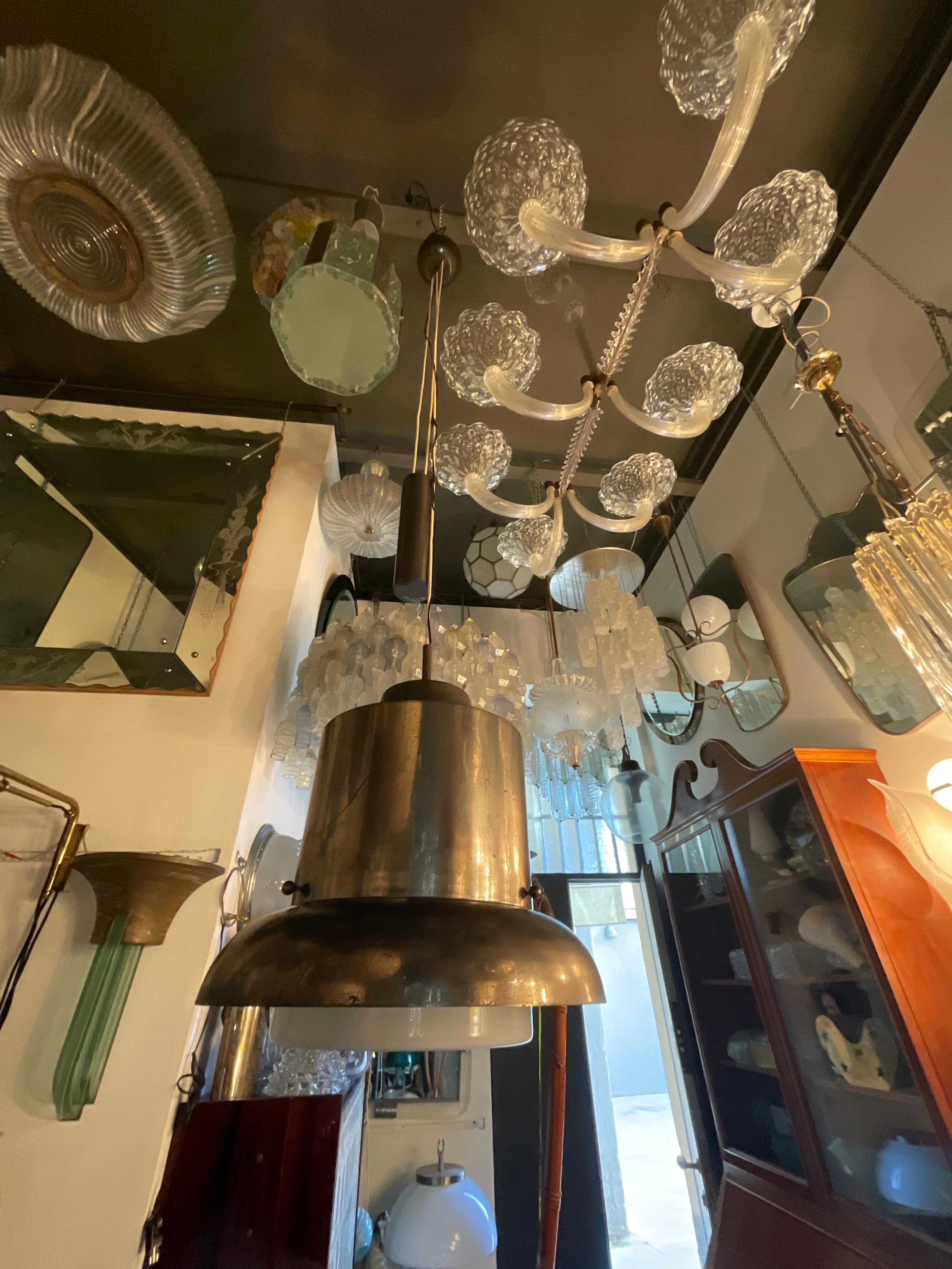 SERGIO ASTI - ARTEMIDE  Lampadario saliscendi, Modello EBE - ITALIA 1960 For Sale 3