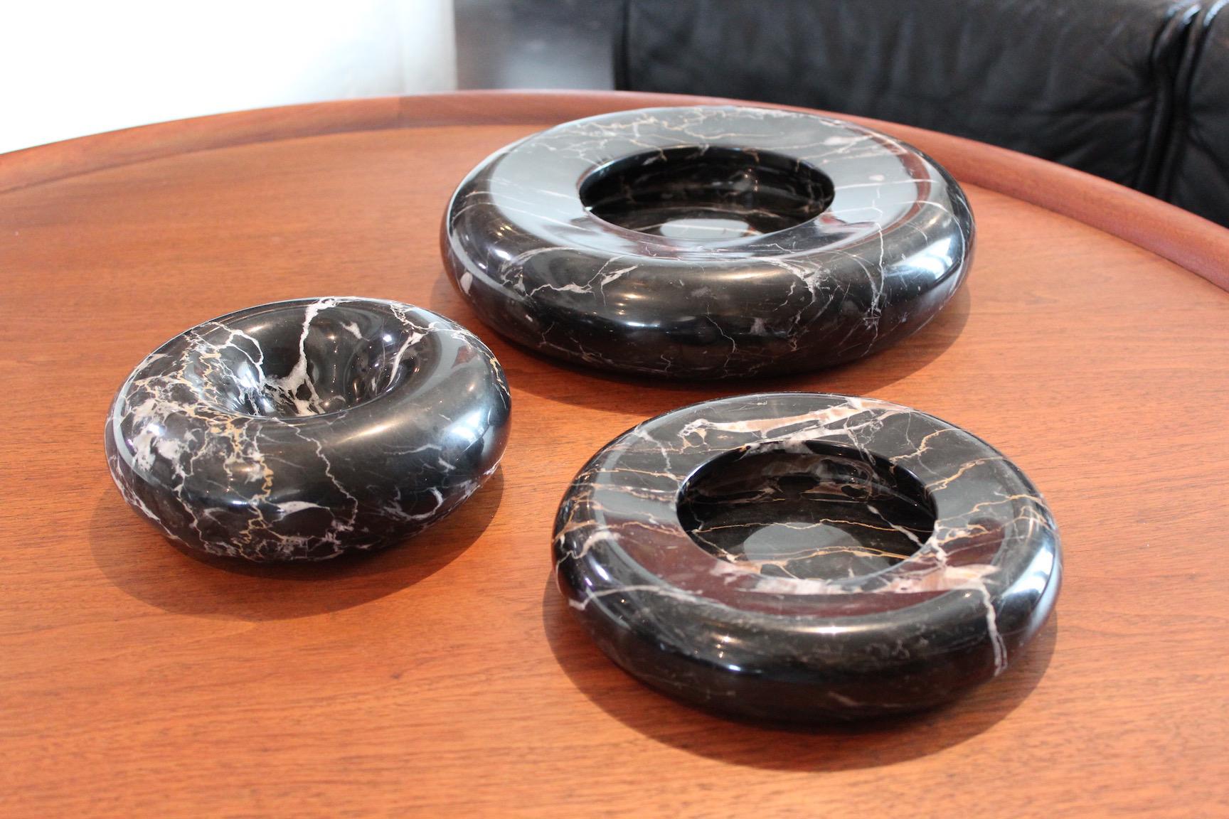 Sergio Asti Black Marble Bowl for Up & Up 5