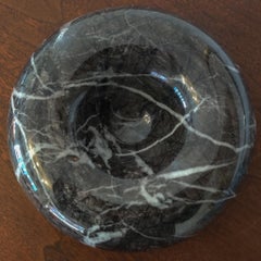 Sergio Asti Black & White Veined Marble Bowl for Up & Up