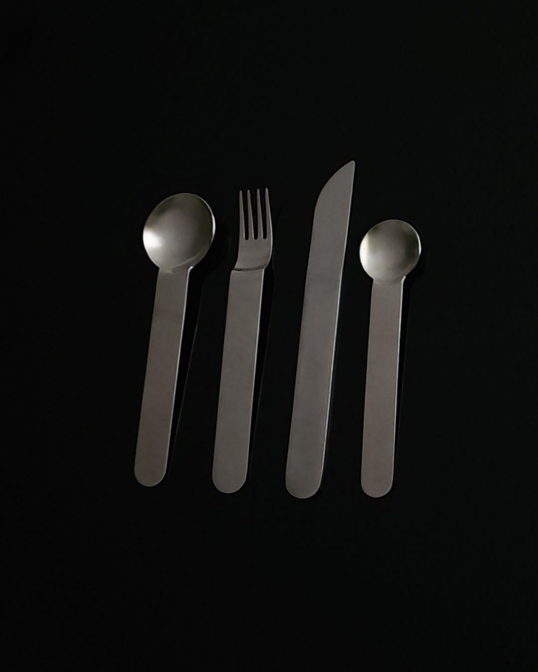 Space Age Sergio Asti, 'Boca Flatware' Set, Italy 1976 For Sale