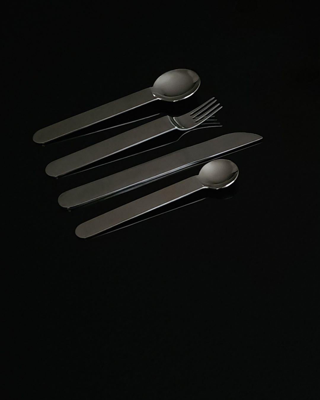 Italian Sergio Asti, 'Boca Flatware' Set, Italy 1976 For Sale