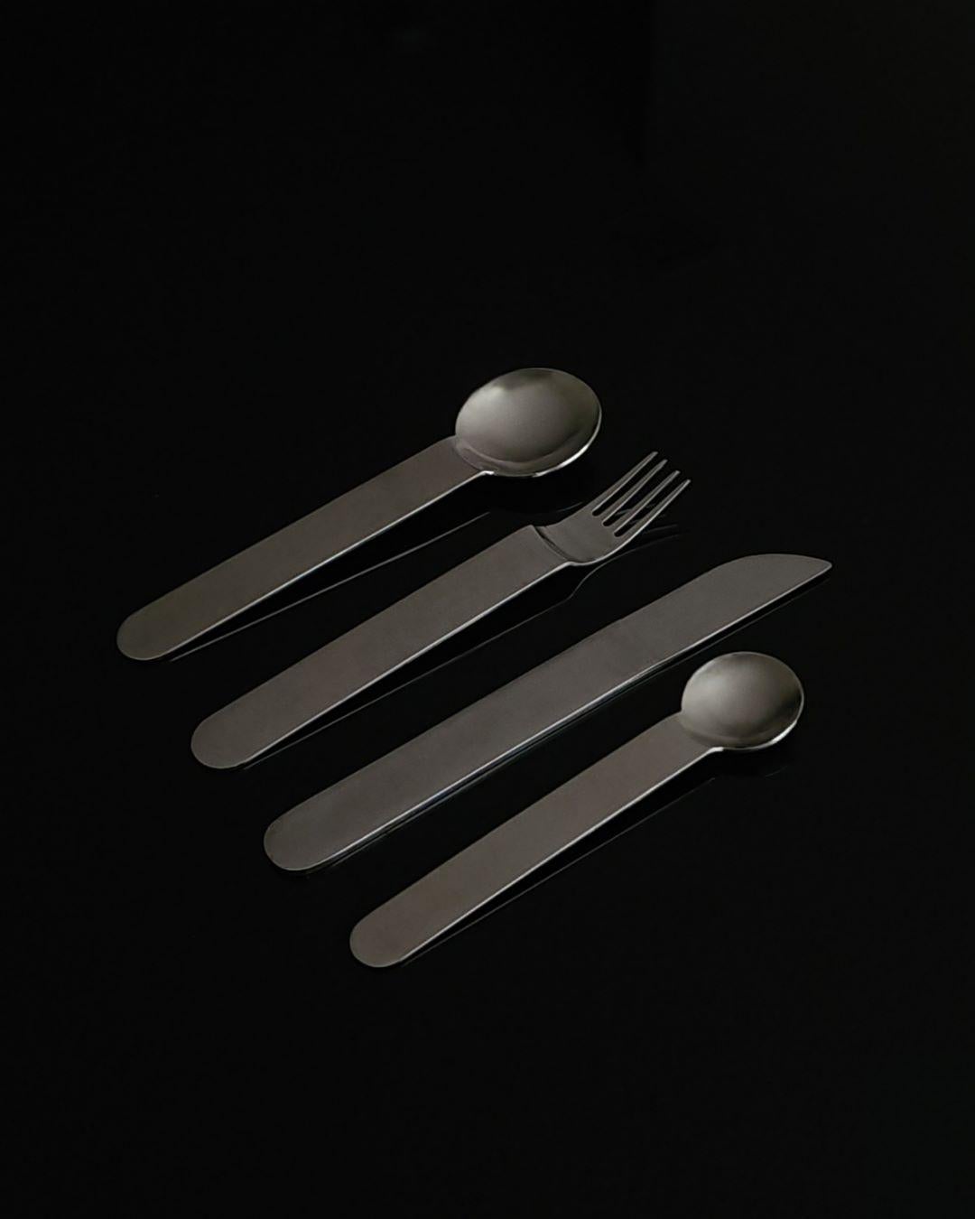 19th Century Sergio Asti, 'Boca Flatware' Set, Italy 1976 For Sale
