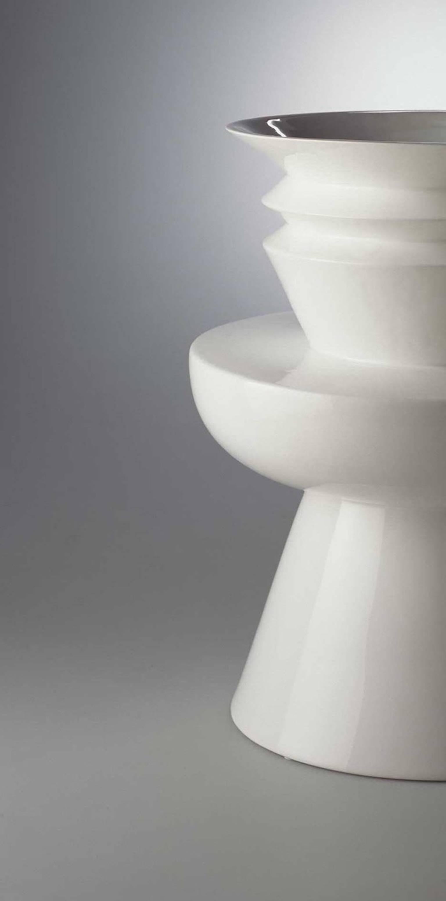 Keramikvase Kyoto, Modell von Sergio Asti für Superego Editions (Moderne) im Angebot