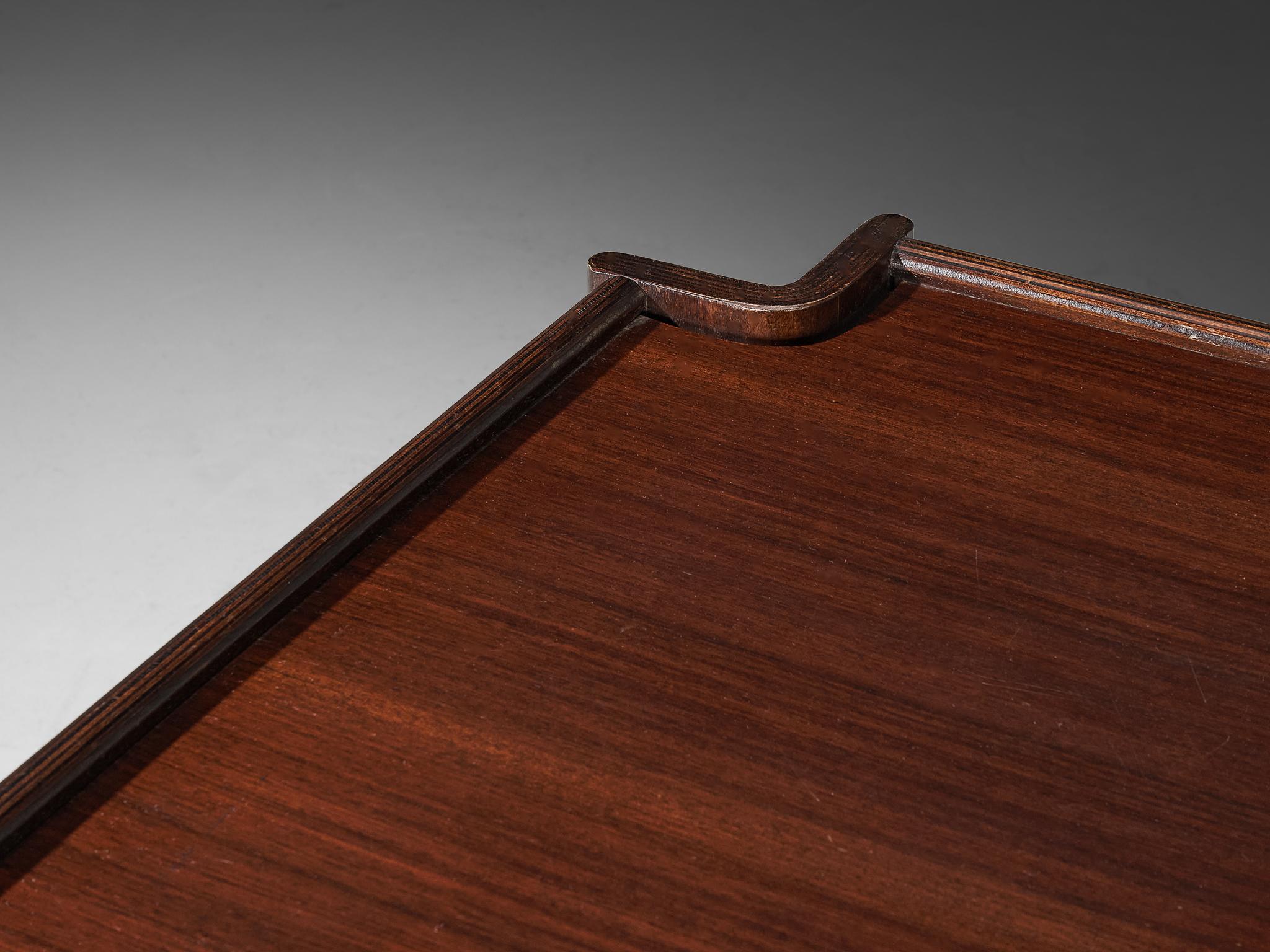 Mid-20th Century Sergio Asti for Poltronova 'Zelda' Coffee Table in Walnut For Sale
