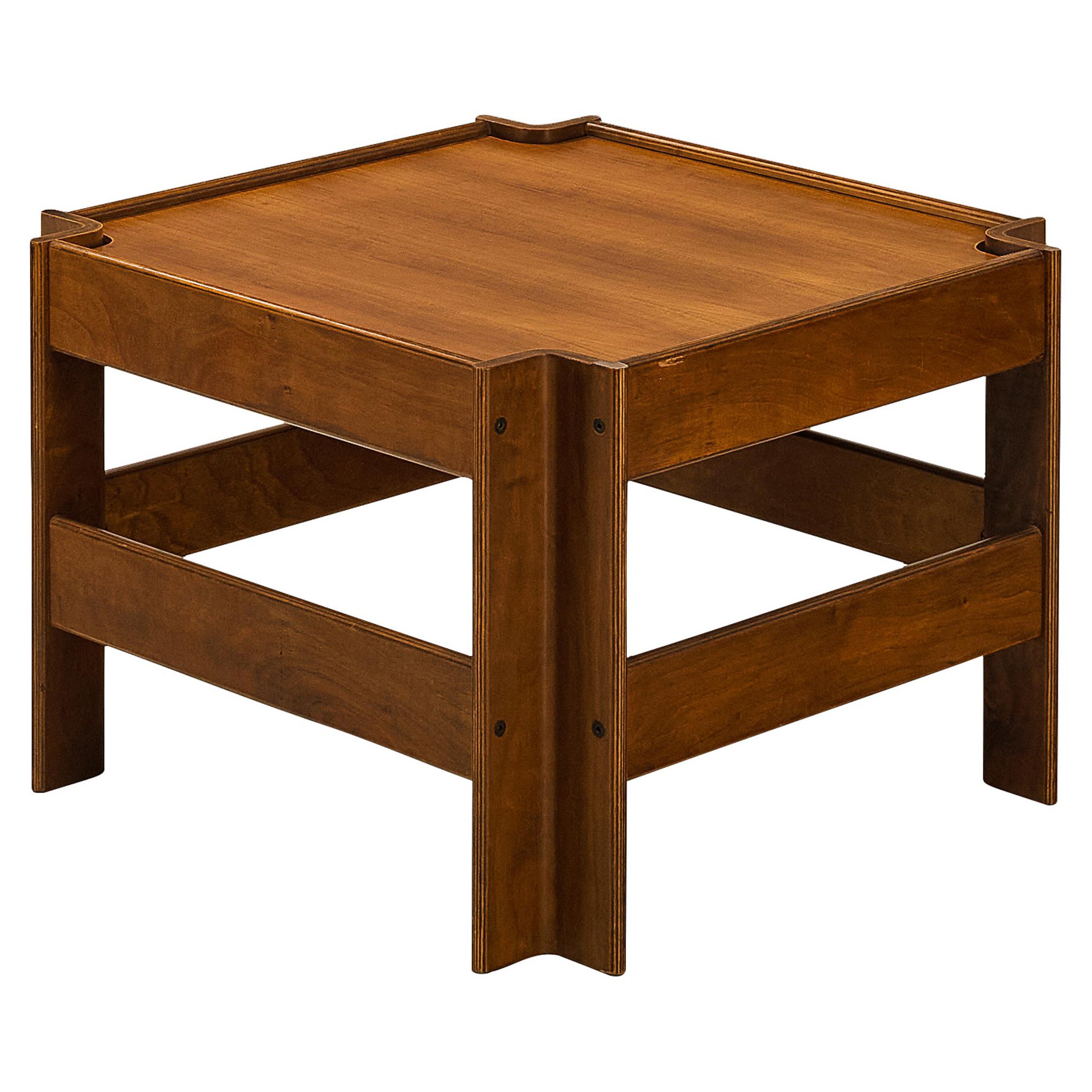 Sergio Asti for Poltronova 
Zelda
 Coffee Table in Walnut For Sale