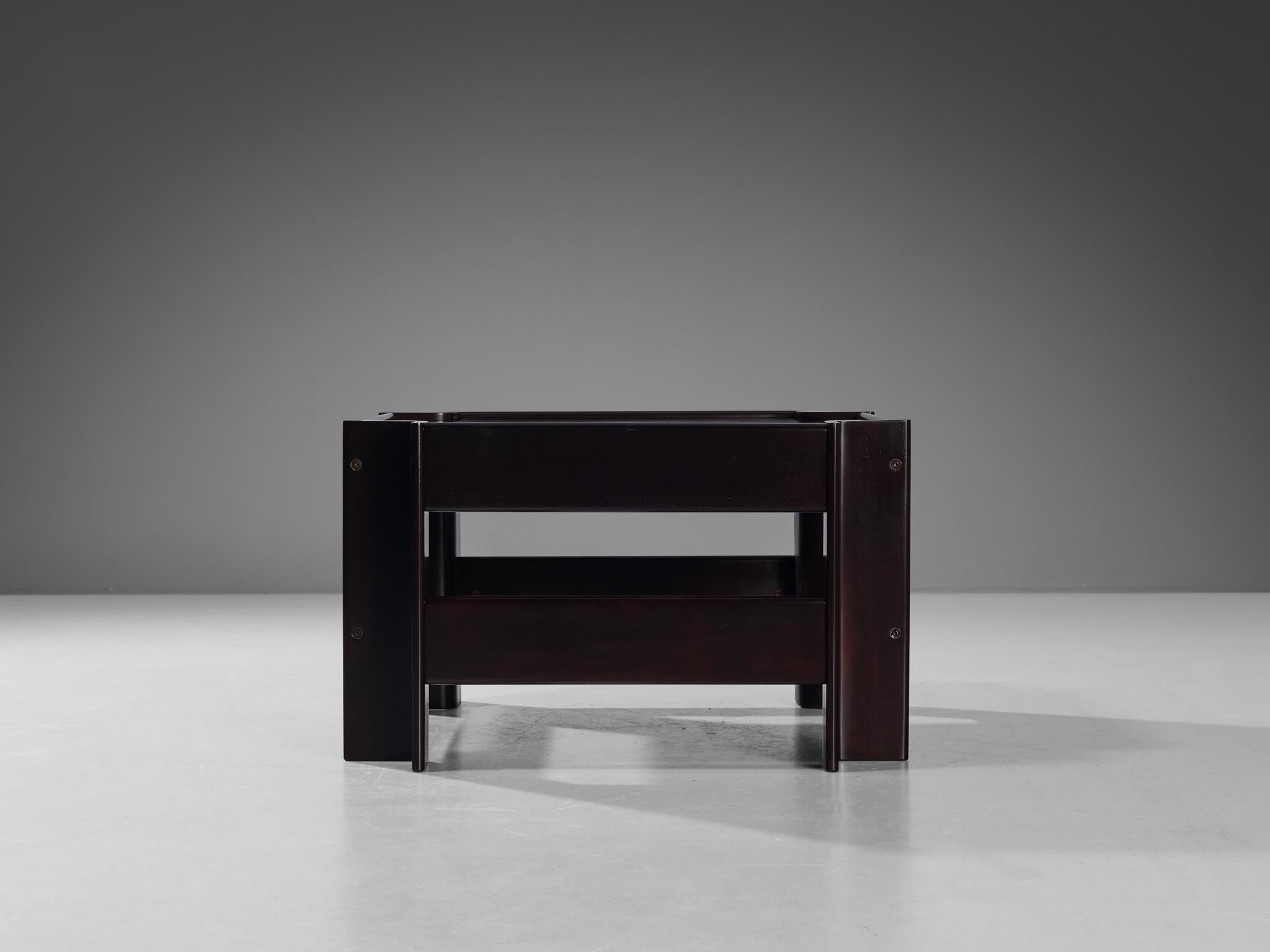 Mid-20th Century Sergio Asti for Poltronova 'Zelda' Wooden Coffee Table