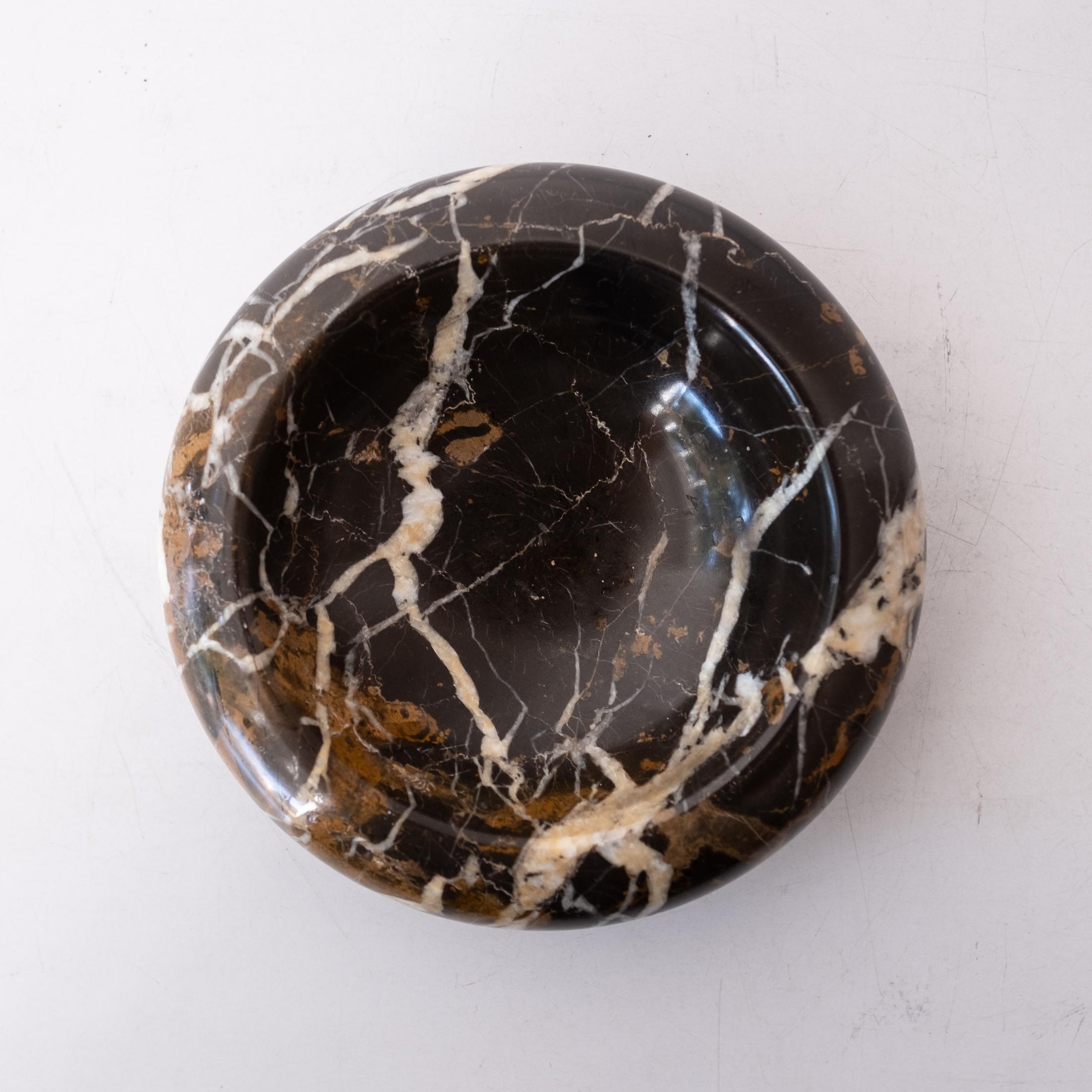 Sergio Asti for Up & Up Style Brown Marble Bowl 1