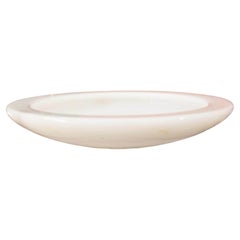 Sergio Asti for Up&Up White Marble Bowl, Italy 1970s