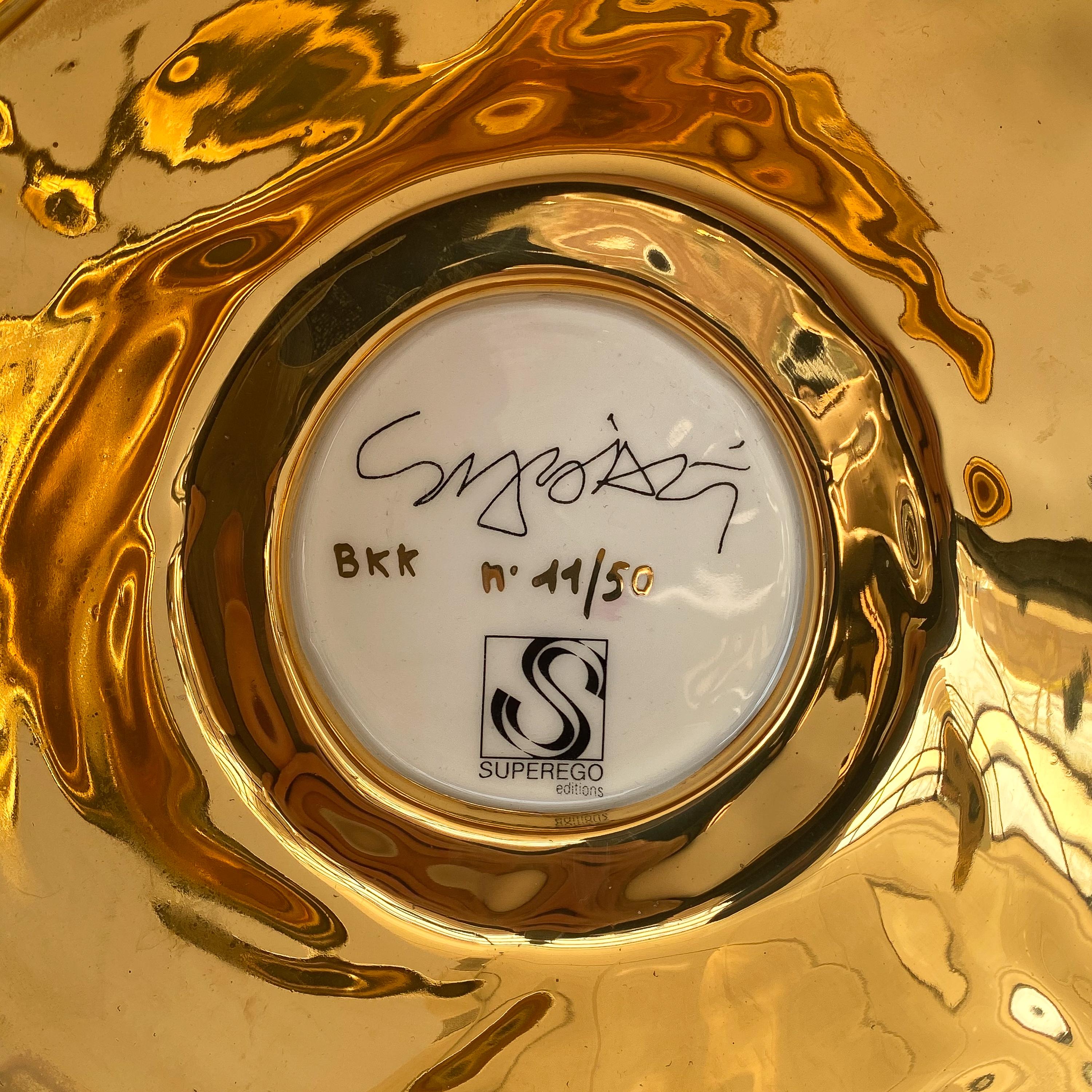 Sergio Asti Gold Toky BKK Vase by Superego 2