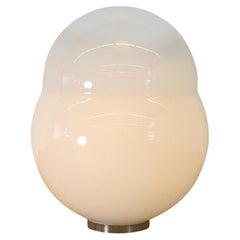 Vintage Sergio Asti Inspired Blown Glass Snow Globe Table Lamp, Italy, 1960s