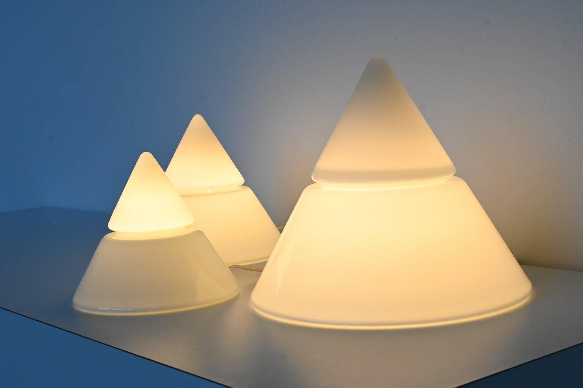 Sergio Asti Kilimanjaro - Ensemble de lampes de bureau RAAK, Pays-Bas, 1970 2