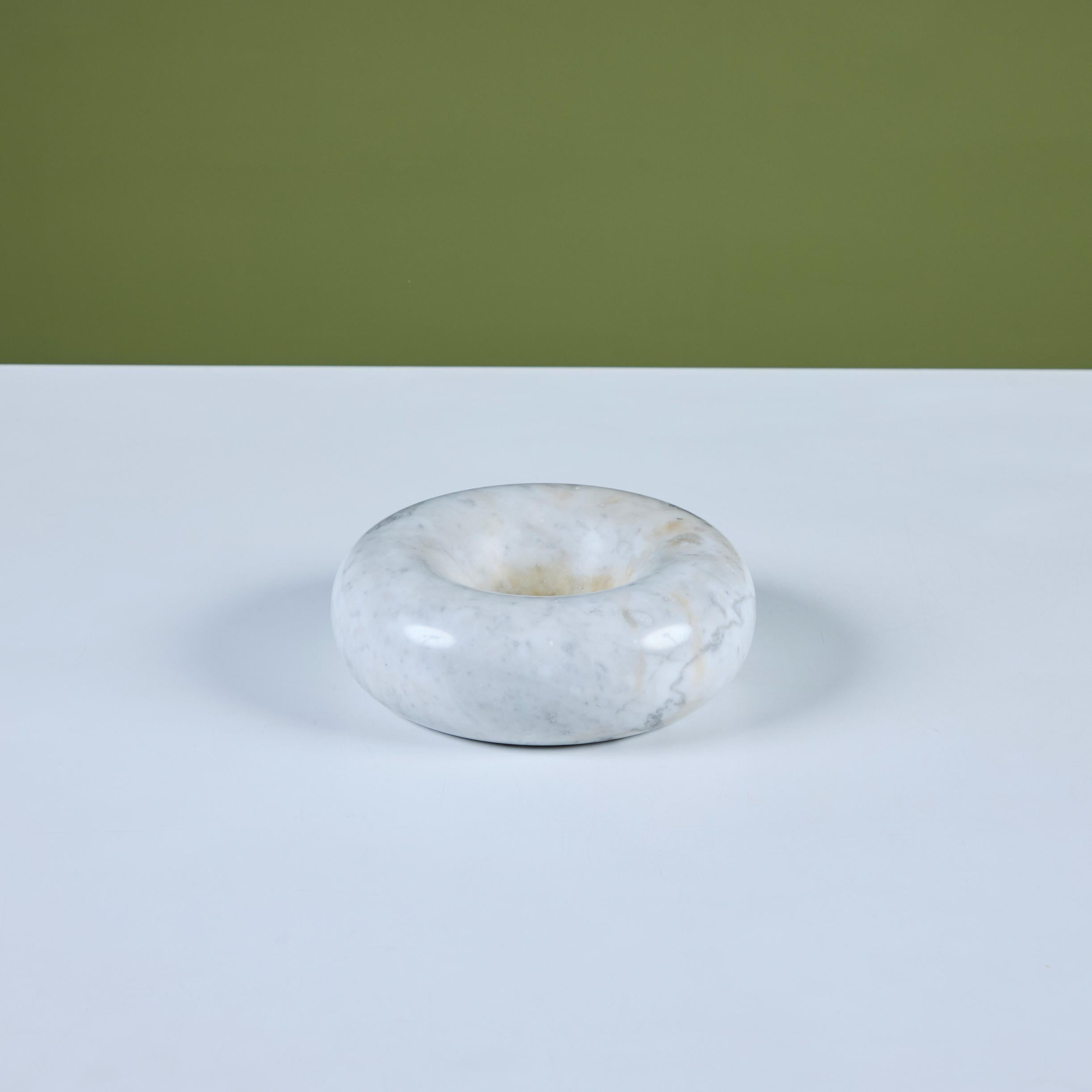 Fine XX secolo Ciotola artistica in marmo di Sergio Asti per Up & Up in vendita