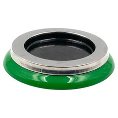 Sergio Asti, mod.4635 green ashtray / catchall, Kartell Italy 1967