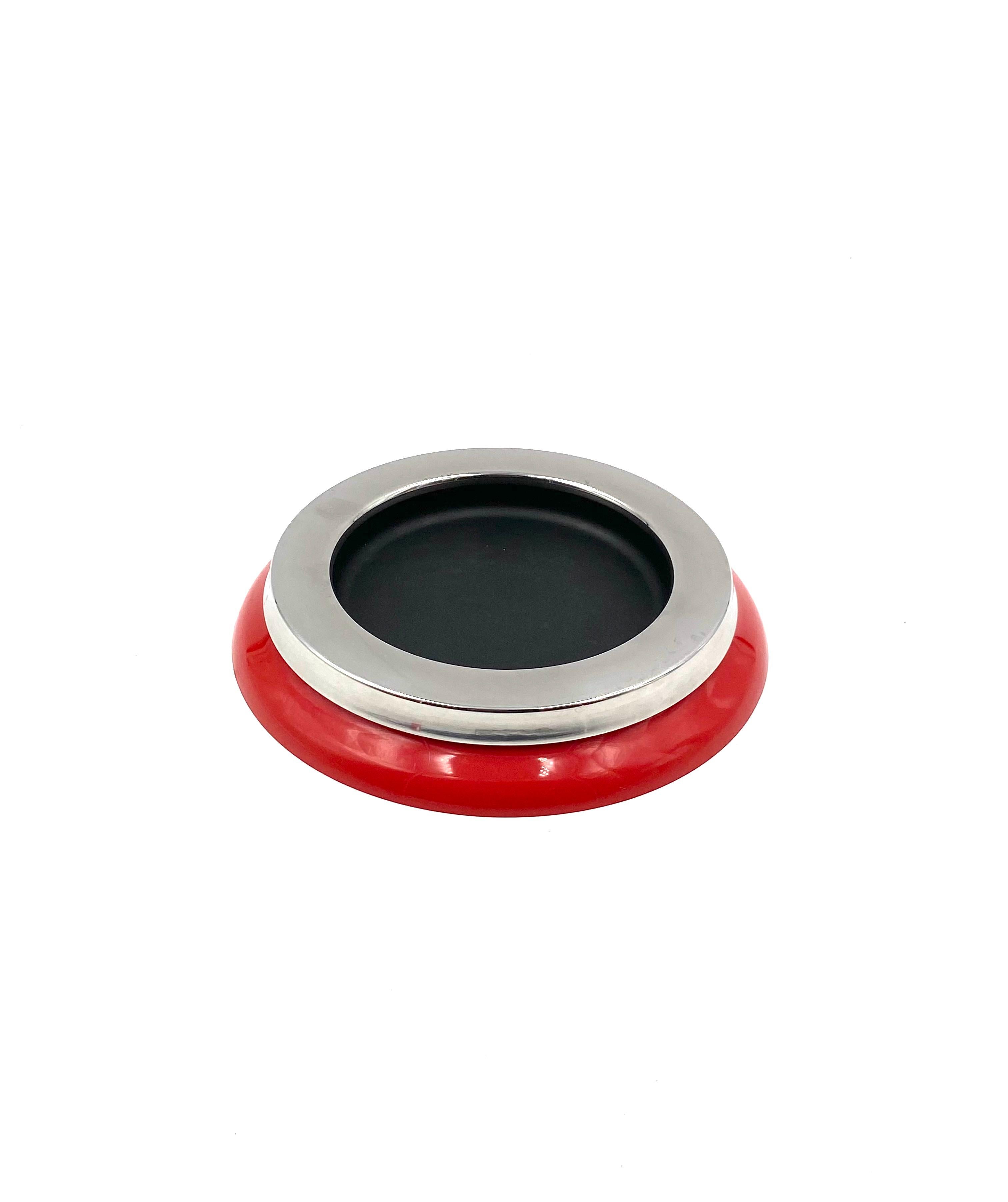 Sergio Asti, mod.4635 cenicero rojo, Kartell Italia 1967 en venta 3