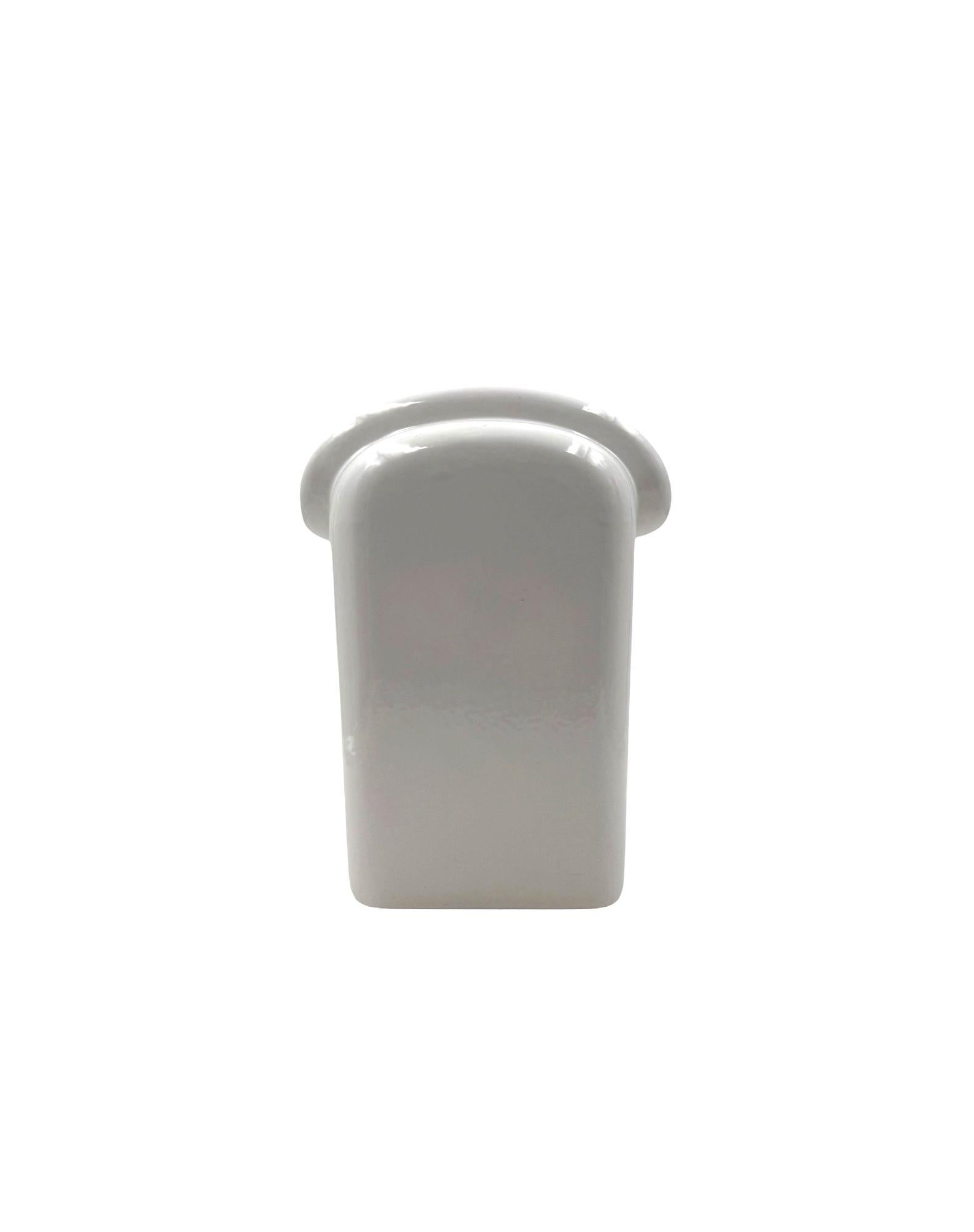 Sergio Asti, modern ceramic vase, Gabbianelli Italy ca. 1970 For Sale 3