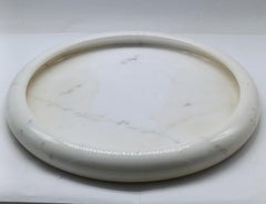 Sergio Asti per Up&Up Centrotavola in Marmo Bianco di Carrara, Italia 1970s