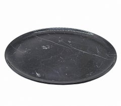 Sergio Asti per Up&Up Centrotavola in Marmo Nero Marquinia, Italia 1970s