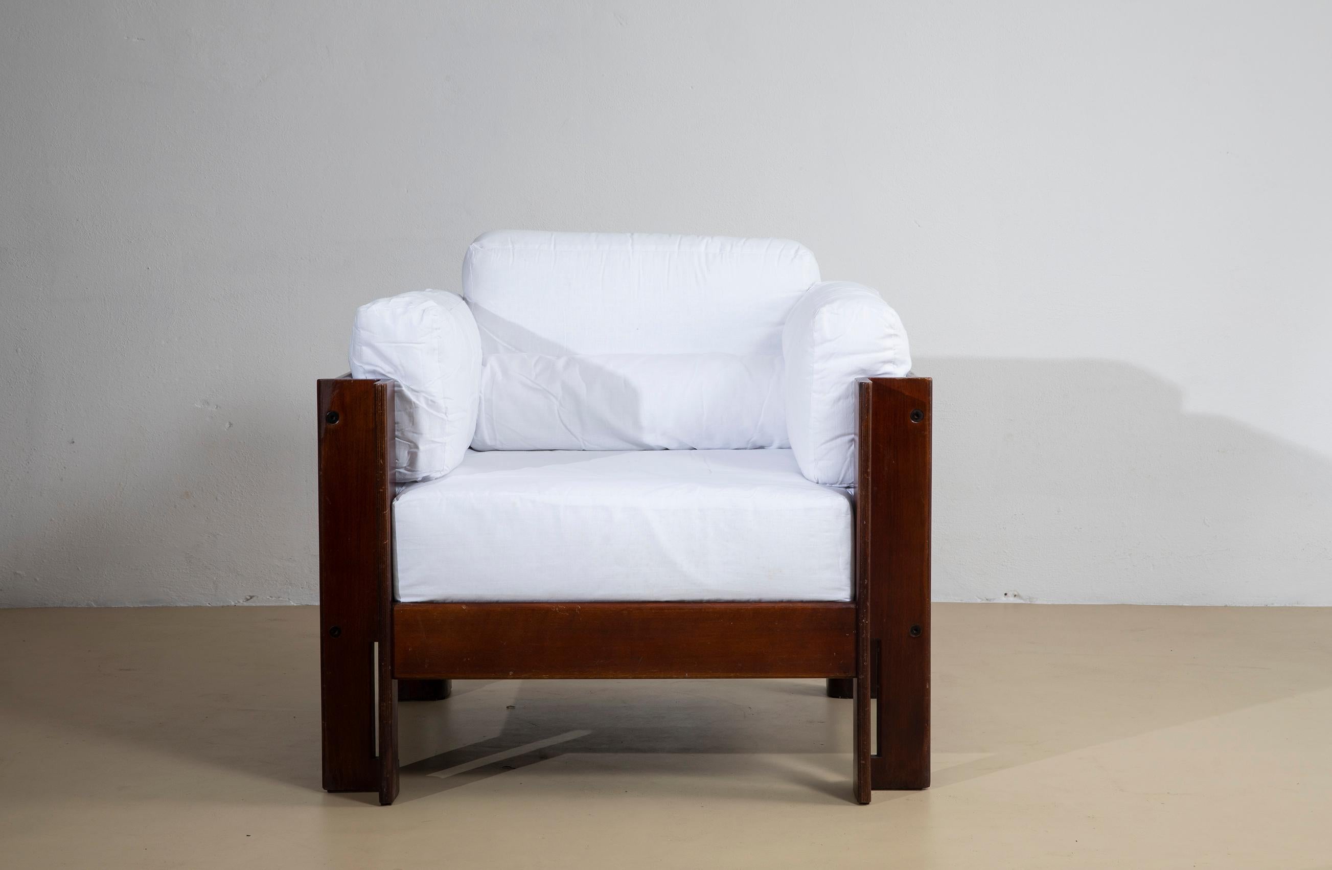 Mid-Century Modern Sergio Asti, set of two 'Zelda' Armchairs, Poltronova, 1962