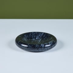 Sergio Asti Style Black Marble Vide Poche