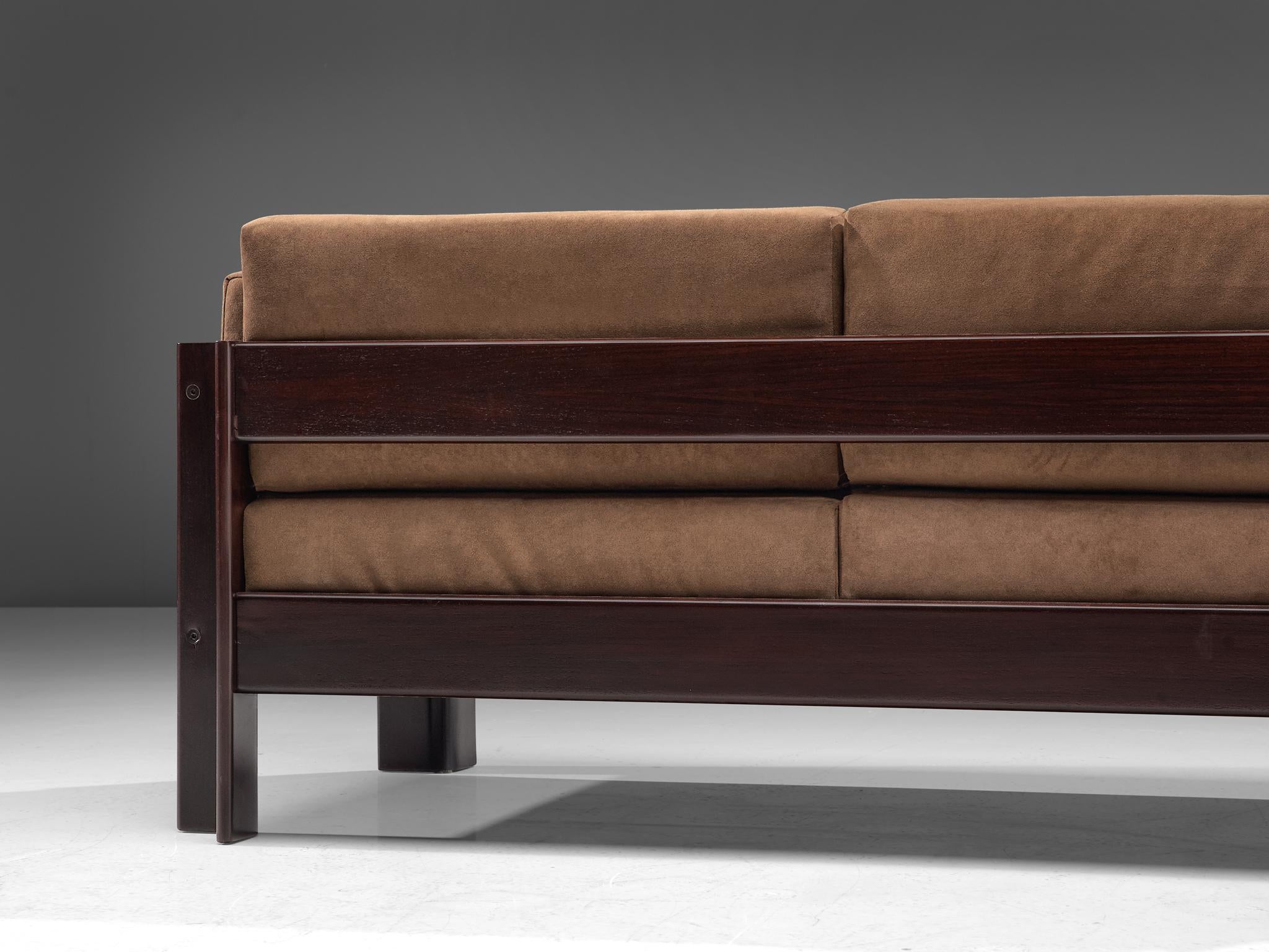 Mid-20th Century Sergio Asti 'Zelda' Two-Seat Sofa with Taupe Fabric
