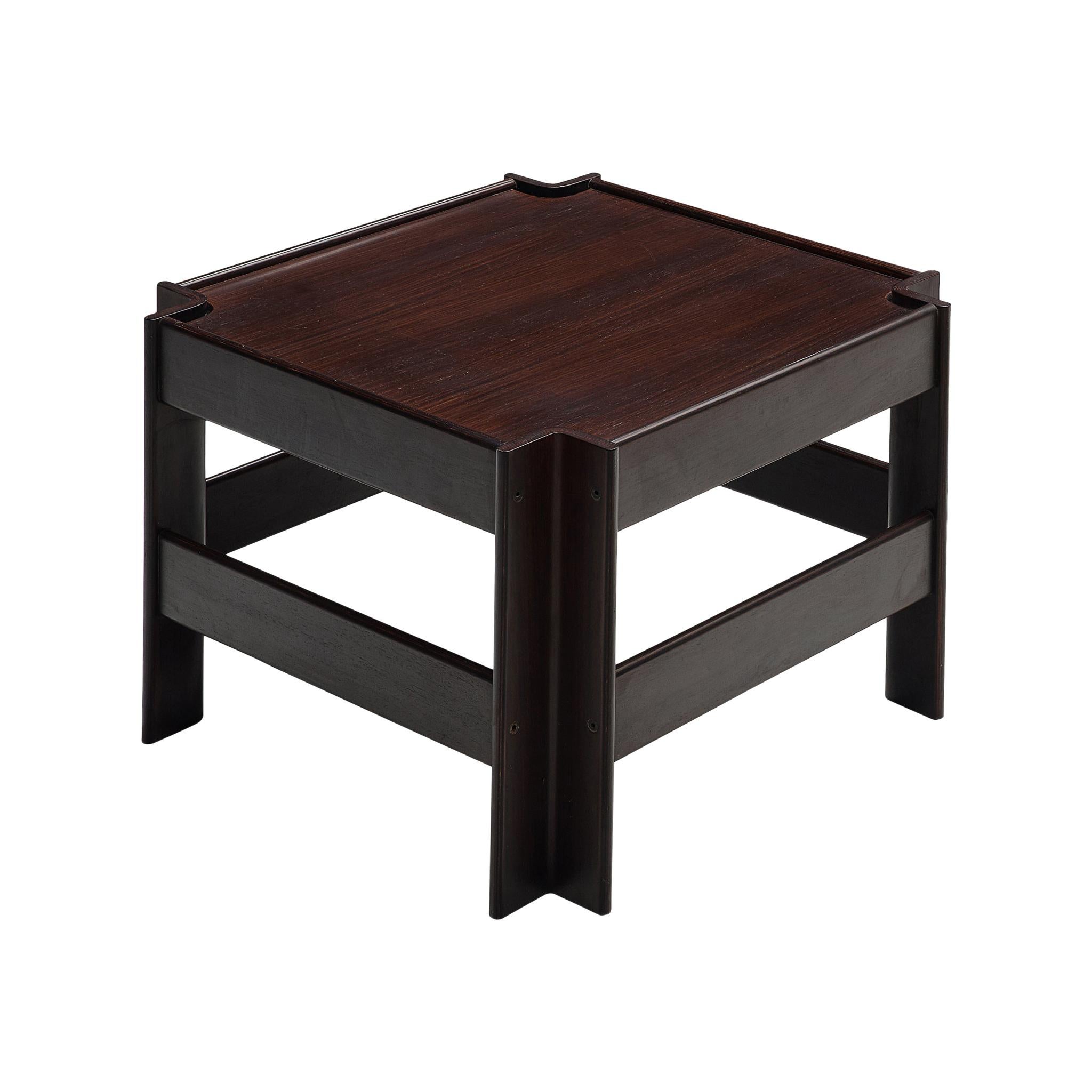 Sergio Asti 'Zelda' Wooden Coffee Table for Poltronova