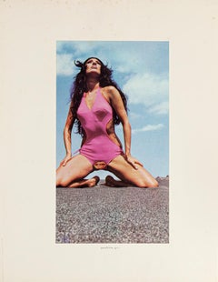 Vintage Bather - Collage by Sergio Barletta - 1975