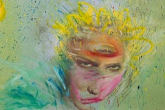 Cirque du Soleil n.20 - Mixed Media and Collage by Sergio Barletta - 1995