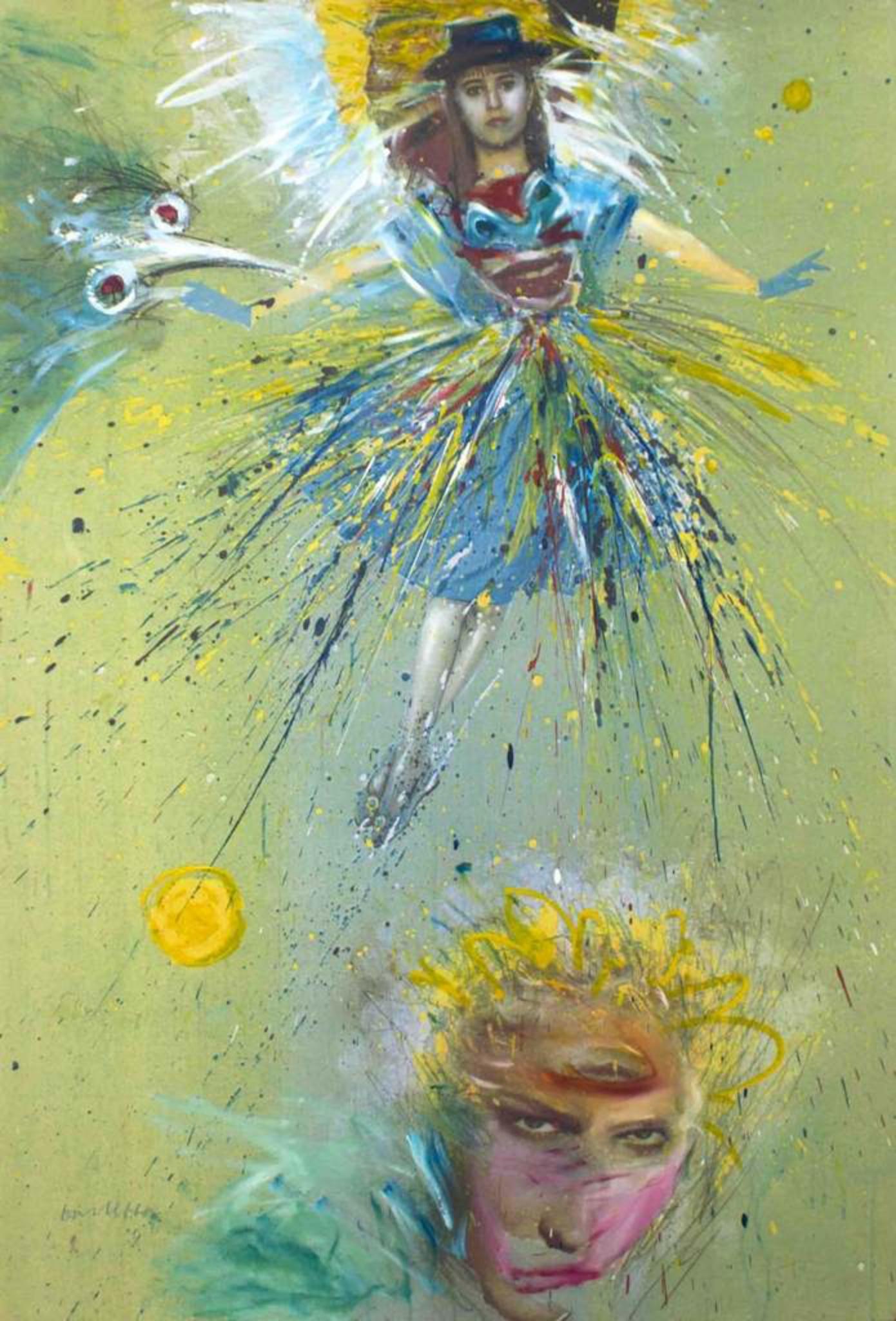 Cirque du Soleil n.20 ist ein zeitgenössisches Kunstwerk von Sergio Barletta aus dem Jahr 1995.

Handsigniert am unteren Rand.

Gemischte Technik und Collage auf Leinwand

Inklusive Rahmen: 142 x 97 cm
