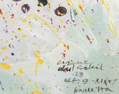 Cirque du Soleil n.28 - Mixed Media and Collage by Sergio Barletta - 1990s