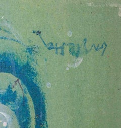 Cirque du Soleil n.31 - Mixed Media and Collage by Sergio Barletta - 1995