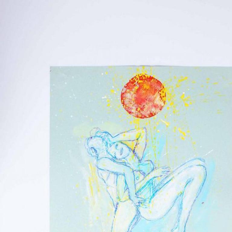 Cirque du Soleil n.38 - Surréalisme Mixed Media Art par Sergio Barletta