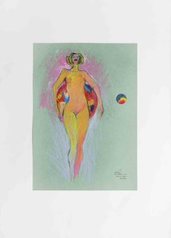 Cirque du Soleil n.42 - Gemischte Medien und Collage von Sergio Barletta - 1995