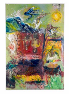 Cirque du Soleil n.8 - Gemischte Medien und Collage von Sergio Barletta - 1995