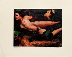 Cold Tongue - Collage and Tempera by Sergio Barletta - 1975