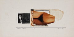 Vintage Collage - Original Collage by Sergio Barletta - 1974