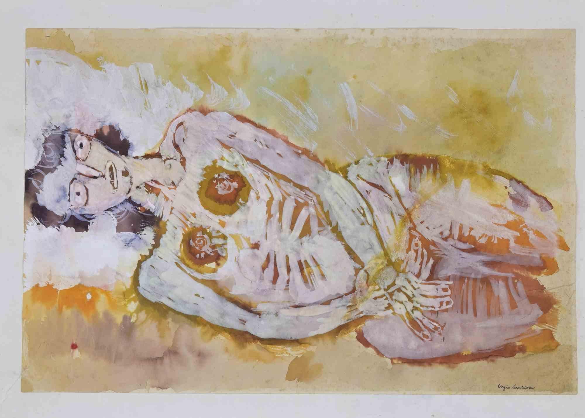 Nudo femminile è un'opera d'arte realizzata da Sergio Barletta nel 1989.

Tempera e acquerello su carta. 

Firmato a mano sul margine inferiore. L'opera d'arte è incollata su cartone.

Dimensioni totali: 35x48.5.

Buone condizioni, a parte qualche