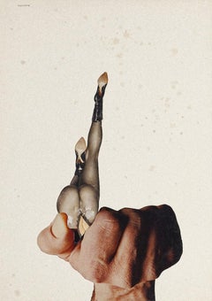 Hatred - Collage by Sergio Barletta - 1975