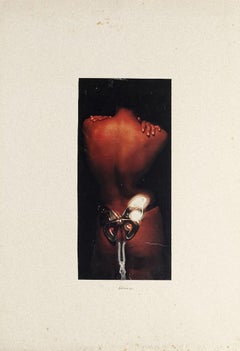 Nude - Collage by Sergio Barletta - 1975