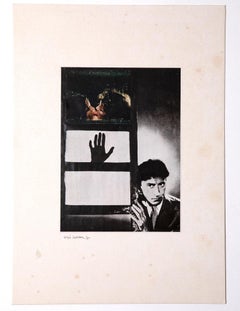 La Mano - Fotografía aplicada sobre cartón por Sergio Barletta - 1965