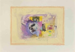 Femme en Larmes - Pintura de Sergio Barletta - 1993