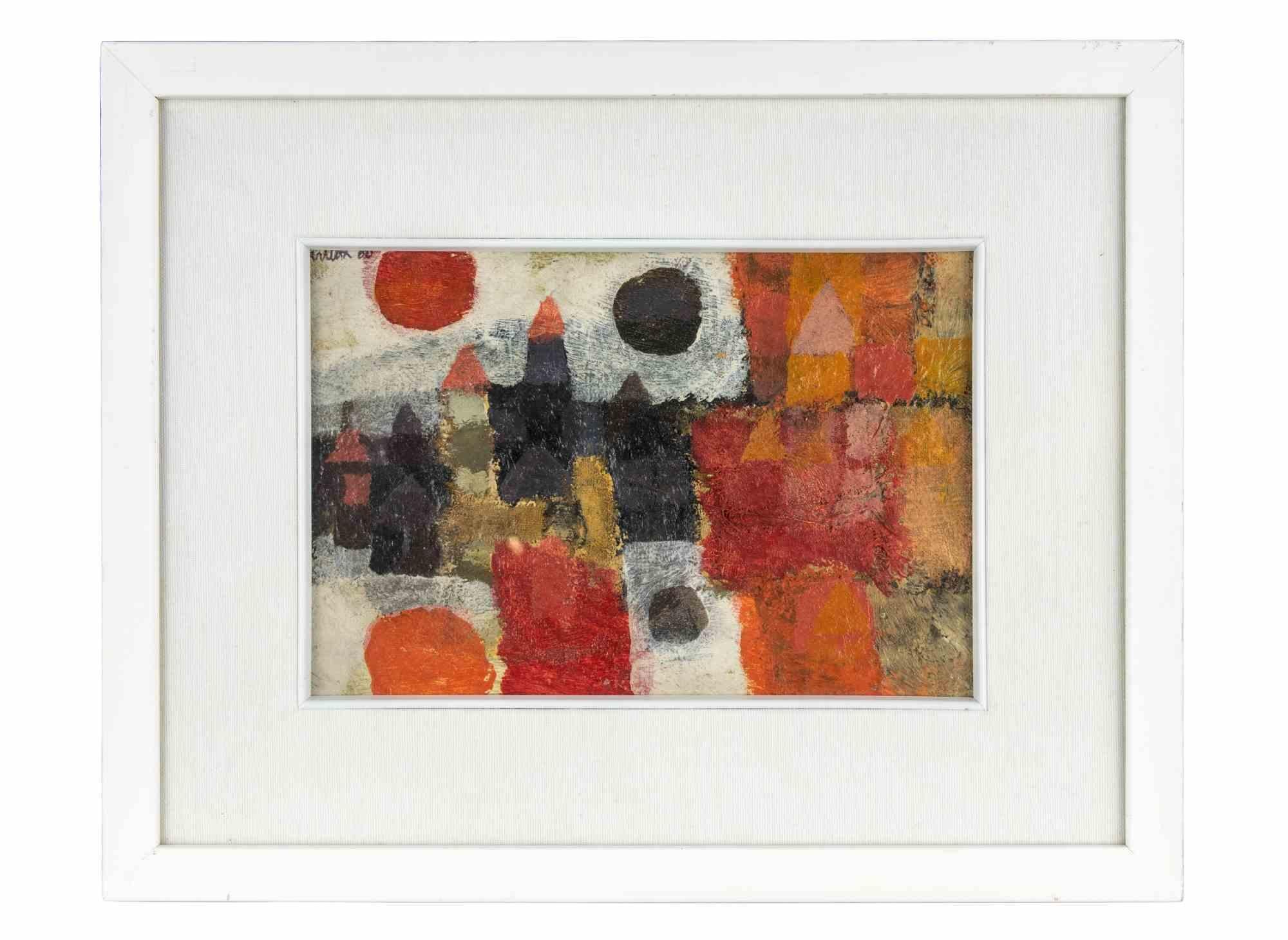 Homage to Klee – Gemälde von Sergio Barletta – 1960 im Angebot 1