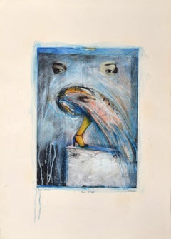 Il Sigillo - Tecnica mista originale di Sergio Barletta - 1987