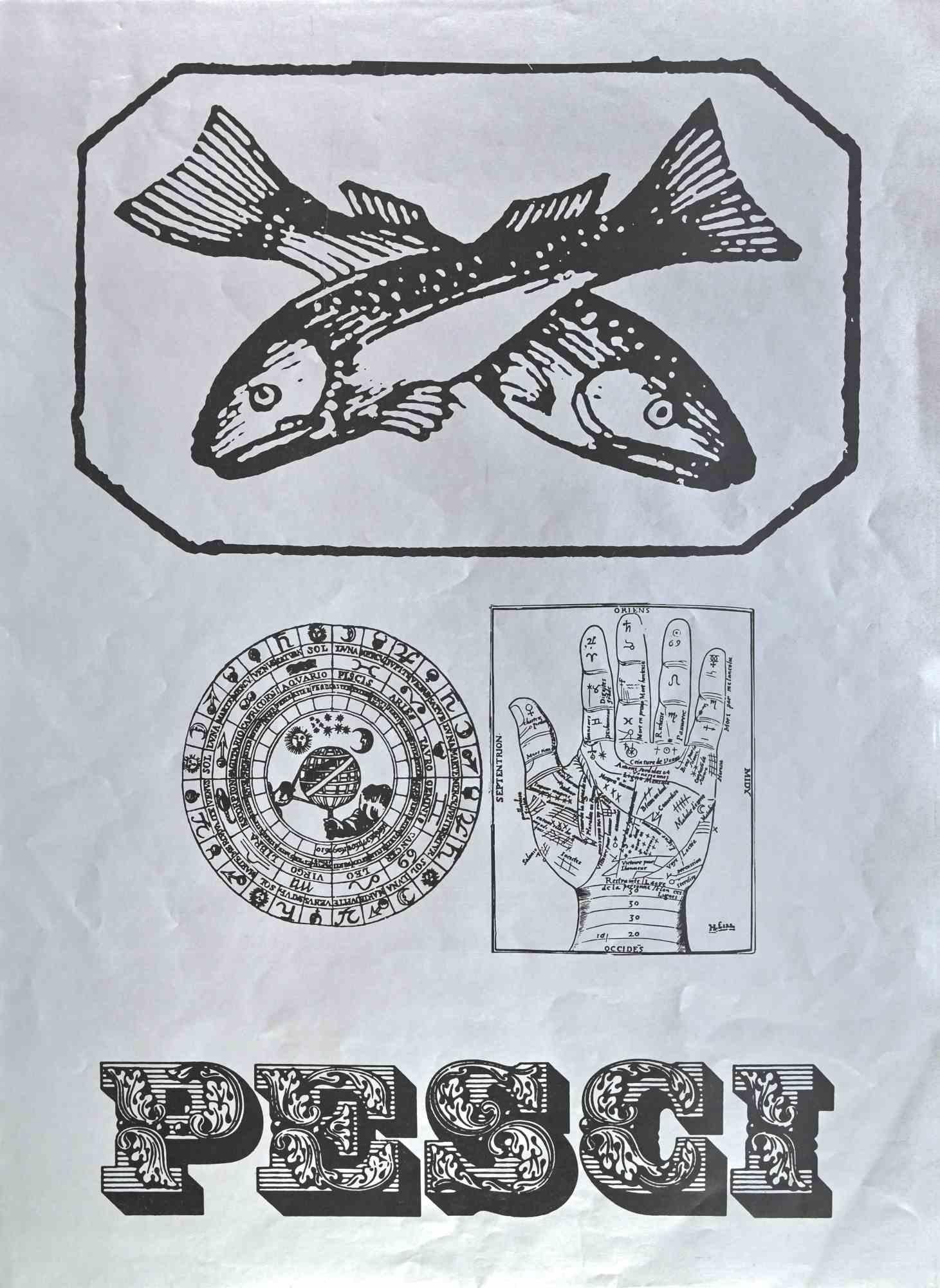 8 Segni Zodiacali - Original Screen Prints by Sergio Barletta - 1973 For Sale 5