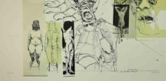 Eros et Thanatos - Gravure H de Sergio Barletta - 1970
