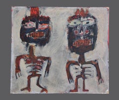 Figures - Mixed Media Painting by Sergio Barletta - 1960