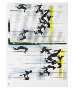 Fotofinish - Lithographie de Sergio Barletta - 2008