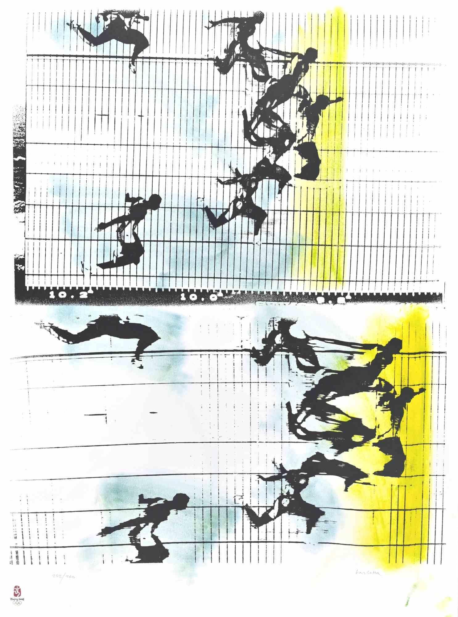 Fotofinish es una litografía realizada por Sergio Barletta en 2008.

Pertenece a la Suite "Juegos Olímpicos Pekín 2008"

Excelente estado.

Firmado y numerado a mano.

Edición de 260 ejemplares.  