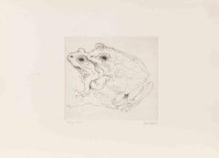 Sergio Barletta - Ranas - Aguafuerte de Sergio Barletta - Años 70 Ranas - Aguafuerte de Sergio Barletta - Años 70